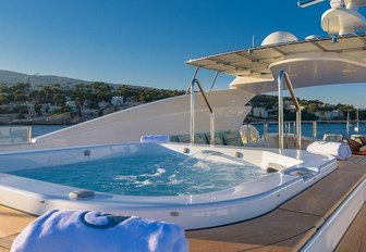 The Jacuzzi on board superyacht 'Africa I'