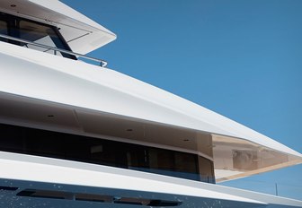 The Bannenberg & Rowell styled exterior of superyacht JOY