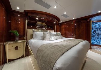 The guest accommodation featured on board superyacht TOUCH