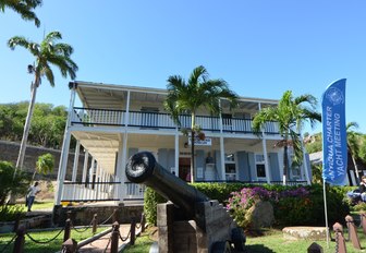 The Officers Quarters, Nelson's Dockyard Marina, during the Antigua Charter Yacht Show