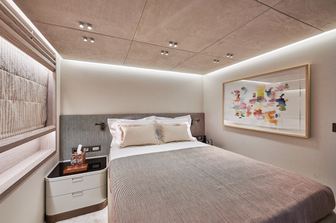 Super yacht charter ONE ZERO guest cabin