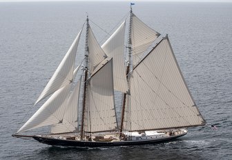 charter yacht COLUMBIA will be competing at the Antigua Classic Yacht Regatta 2018