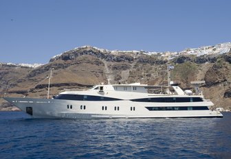 charter yacht 'Harmony V' on a Greek yacht charter