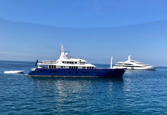 superyacht Northern Sun at anchor at the Kata Rocks Superyacht Rendezvous