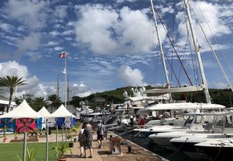 Nelson's Dockyard Marina at the Antigua Charter Yacht Show 2017