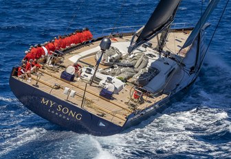 My song competes at the Loro Piana Superyacht Regatta 2018 