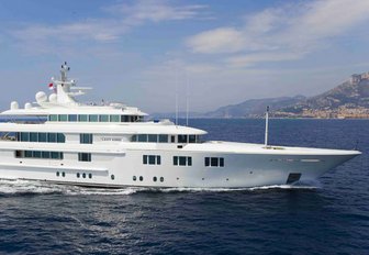 motor yacht Lady S attending the Palm Beach Boat Show 2018