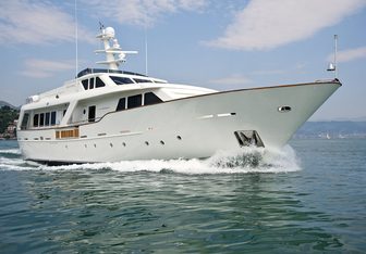 Mrs White yacht charter Benetti Sail Division Motor Yacht
                                    