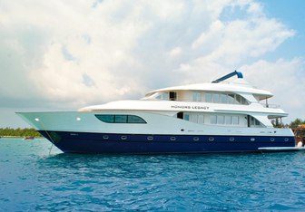 Honors Legacy Yacht Charter in Maldives