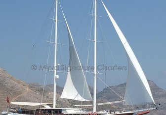 S. NUR TAYLAN Yacht Charter in East Mediterranean