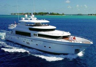 Rich Guys Nickel yacht charter Johnson Yachts Motor Yacht
                                    