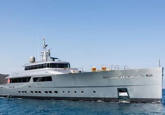 Falco Moscata yacht charter Perini Navi Motor Yacht