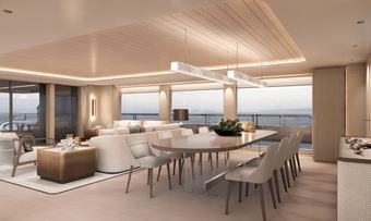 AMELS 6007 yacht charter lifestyle