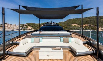 Gold Black yacht charter lifestyle