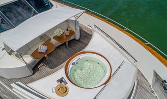 Casual yacht charter lifestyle