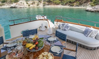 Estia Poseidon yacht charter lifestyle