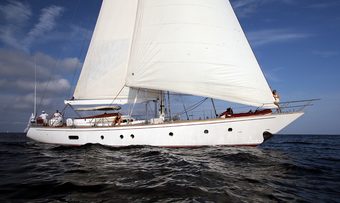 Malizia yacht charter Perini Navi Sail Yacht