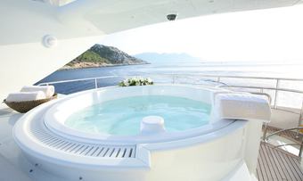 Alfa XII yacht charter lifestyle