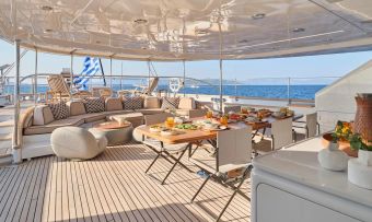 Almyra II yacht charter lifestyle