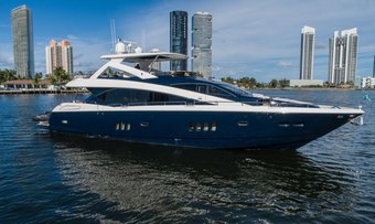 The Cabana yacht charter Sunseeker Motor Yacht