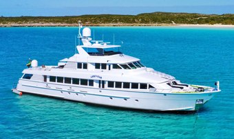 N                     Lone Star yacht charter Hatteras Motor Yacht