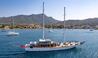 Caustic yacht charter Custom Sail Yacht