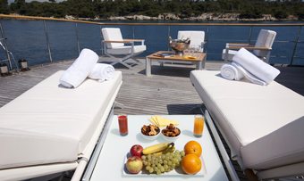 Clara One yacht charter lifestyle