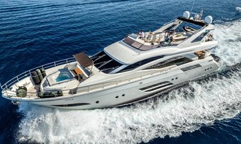 Dalia yacht charter Dominator Motor Yacht