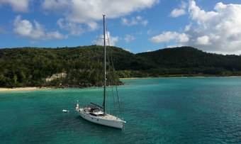 Champagne Hippy yacht charter Oyster Yachts Sail Yacht
