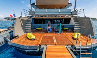 Kokonut's Wally yacht charter lifestyle