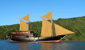 Alila Purnama yacht charter Custom Sail Yacht