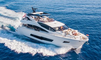 Blue Infinity yacht charter Sunseeker Motor Yacht