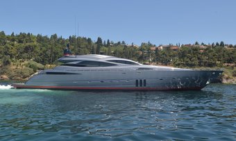 Ginger yacht charter Pershing Motor Yacht