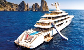 Aquarius yacht charter Feadship Motor Yacht