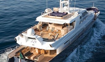 Lady in Blue yacht charter lifestyle