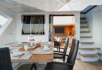 Claudia Amber yacht charter lifestyle
                        