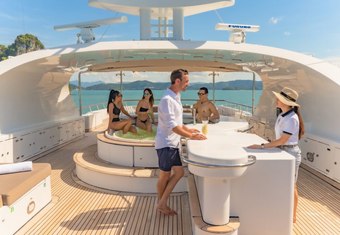 Azul V yacht charter lifestyle
                        