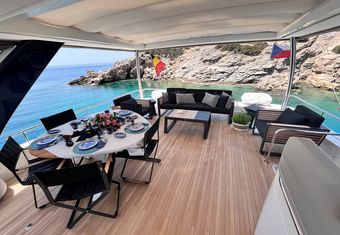 Just Marie II yacht charter lifestyle
                        