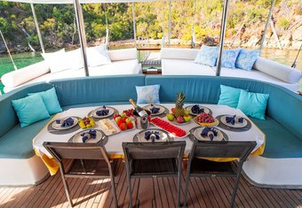 White Swan yacht charter lifestyle