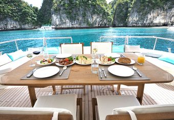 Lady Kathryn yacht charter lifestyle
                        