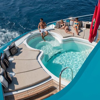 11 Best Charter Yacht Swimming Pools 