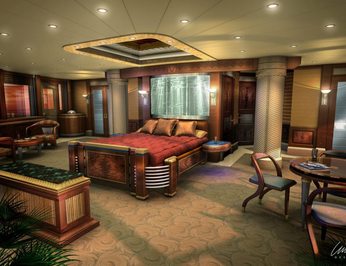 kingdom 5kr yacht interior