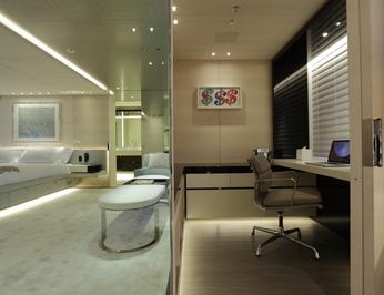 Rendering Of The Private Office Attached To The Master Suite