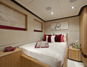 Red Guest Stateroom
