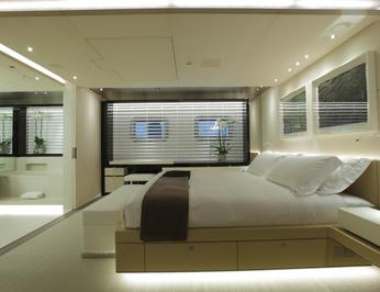 A Double Suite Complete With Recessed Lighting