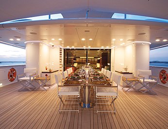 Aft Deck Dining - Table Set