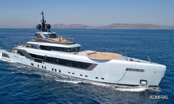 Charter yacht GECO at sea Charter yacht GECO at sea