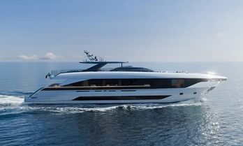 Charter yacht FOUR JOYS at sea rendering