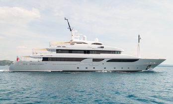 Charter yacht TALEYA at sea