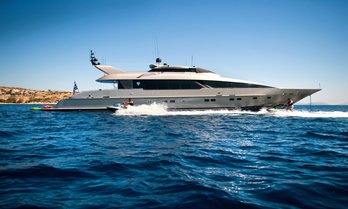 Charter yacht PANDION at sea Charter yacht PANDION at sea